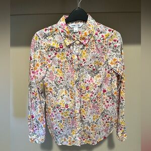 Old Navy Multicolor Floral Button-Up Shirt